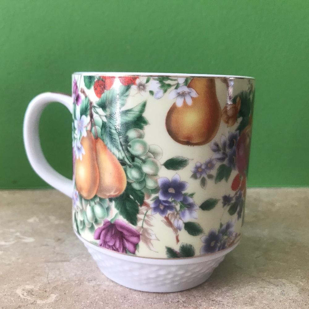 Edimbourg Porcelain - Flower mug